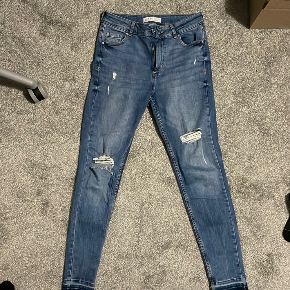 Denim Co ripped denim jeans, size 8